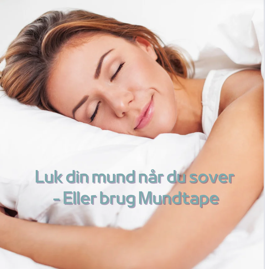 Stop snorken, brug næsen - Brug mundtape eller sleeptape